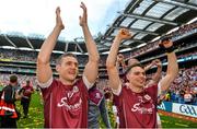 3 September 2017; Ronan Burke and Sean Loftus of Galway celebrate after the GAA Hurling All-Ireland Senior Championship Final match between Galway and Waterford at Croke Park in Dublin. Photo by Sam Barnes/Sportsfile