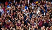 3 September 2017; Galway captain David Burke lifts the Liam MacCarthy cup after the GAA Hurling All-Ireland Senior Championship Final match between Galway and Waterford at Croke Park in Dublin. Photo by Eóin Noonan/Sportsfile