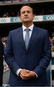 3 September 2017; An Taoiseach Leo Varadkar, T.D. prior to the Electric Ireland GAA Hurling All-Ireland Minor Championship Final match between Galway and Cork at Croke Park in Dublin. Photo by Seb Daly/Sportsfile