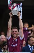 3 September 2017; Aidan Harte of Galway lifts the Liam MacCarthy cup following his side's victory during the GAA Hurling All-Ireland Senior Championship Final match between Galway and Waterford at Croke Park in Dublin. Photo by Seb Daly/Sportsfile