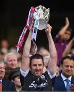 3 September 2017; Colm Callanan of Galway lifts the Liam MacCarthy cup following his side's victory during the GAA Hurling All-Ireland Senior Championship Final match between Galway and Waterford at Croke Park in Dublin. Photo by Seb Daly/Sportsfile