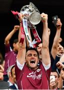 3 September 2017; Galway captain David Burke lifts the Liam MacCarthy Cup after the GAA Hurling All-Ireland Senior Championship Final match between Galway and Waterford at Croke Park in Dublin. Photo by Brendan Moran/Sportsfile