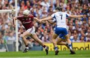 3 September 2017; Joe Canning of Galway in action against Philip Mahony, and Shane Fives of Waterford, behind, during the GAA Hurling All-Ireland Senior Championship Final match between Galway and Waterford at Croke Park in Dublin. Photo by Piaras Ó Mídheach/Sportsfile