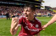 3 September 2017; Mark Gill of Galway celebrates after the Electric Ireland GAA Hurling All-Ireland Minor Championship Final match between Galway and Cork at Croke Park in Dublin. Photo by Piaras Ó Mídheach/Sportsfile