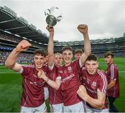 3 September 2017; Galway players celebrate following the Electric Ireland GAA Hurling All-Ireland Minor Championship Final match between Galway and Cork at Croke Park in Dublin. Photo by Stephen McCarthy/Sportsfile