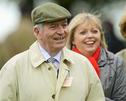 8 June 2012; Former European Commissioner and Fianna Fáil T.D. Charlie McCreevy and his wife Noeleen at evening's races. Leopardstown Racecourse, Leopardstown, Co. Dublin. Picture credit: Matt Browne / SPORTSFILE
