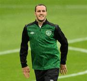 9 June 2012; Republic of Ireland's John O'Shea in action during squad training ahead of their opening UEFA EURO 2012, Group C, game against Croatia on Sunday. Republic of Ireland EURO2012 Squad Training, Municipal Stadium Poznan, Poznan, Poland. Picture credit: David Maher / SPORTSFILE