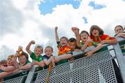 10 June 2012; Young Carlow supporters at the game. Leinster GAA Football Senior Championship, Quarter-Final, Meath v Carlow, O'Connor Park, Tullamore, Co. Offaly. Picture credit: Matt Browne / SPORTSFILE
