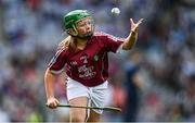 3 September 2017; Caitlin Johnston of St John the Baptist P.S., Belleek, Fermanagh,  representing Galway, during the INTO Cumann na mBunscol GAA Respect Exhibition Go Games at Galway v Waterford - GAA Hurling All-Ireland Senior Championship Final at Croke Park in Dublin. Photo by Sam Barnes/Sportsfile