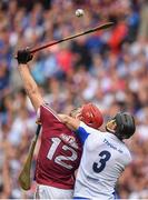 3 September 2017; Jonathan Glynn of Galway in action against Barry Coughlan of Waterford during the GAA Hurling All-Ireland Senior Championship Final match between Galway and Waterford at Croke Park in Dublin. Photo by Brendan Moran/Sportsfile