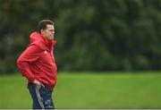4 September 2017; Munster director of rugby Rassie Erasmus during Munster rugby squad training at the University of Limerick in Limerick. Photo by Eóin Noonan/Sportsfile