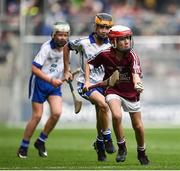 3 September 2017; Paul Daly of St. Patrick's BNS. Drumcondra, Co Dublin, representing Galway, during the INTO Cumann na mBunscol GAA Respect Exhibition Go Games at Galway v Waterford - GAA Hurling All-Ireland Senior Championship Final at Croke Park in Dublin. Photo by Seb Daly/Sportsfile