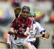 3 September 2017; Brian Noone of St. Mary's National School, Ballinasloe, Co Galway, representing Galway, during the INTO Cumann na mBunscol GAA Respect Exhibition Go Games at Galway v Waterford - GAA Hurling All-Ireland Senior Championship Final at Croke Park in Dublin. Photo by Seb Daly/Sportsfile