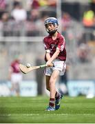 3 September 2017; Joshua Ryan of Scoil Mhuire, Clarinbridge, Co Galway, representing Galway, during the INTO Cumann na mBunscol GAA Respect Exhibition Go Games at Galway v Waterford - GAA Hurling All-Ireland Senior Championship Final at Croke Park in Dublin. Photo by Seb Daly/Sportsfile