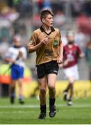 3 September 2017; Referee Michael O'Driscoll, from Glenville National School, Glenville, Co Cork, during the INTO Cumann na mBunscol GAA Respect Exhibition Go Games at Galway v Waterford - GAA Hurling All-Ireland Senior Championship Final at Croke Park in Dublin. Photo by Seb Daly/Sportsfile