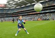 3 June 2012; Jonah Duffy, aged 10, from Clonsilla, who led the Dublin team out on to the pitch. Leinster GAA Football Senior Championship Quarter-Final, Louth v Dublin, Croke Park, Dublin. Photo by Sportsfile