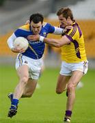 10 June 2012; Paul Barden, Longford, in action against Brian Malone, Wexford. Leinster GAA Football Senior Championship, Quarter-Final Replay, Longford v Wexford, O'Connor Park, Tullamore, Co. Offaly. Picture credit: Barry Cregg / SPORTSFILE