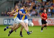 10 June 2012; Bernard McElvaney, Longford, in action against Lee Chin, Wexford. Leinster GAA Football Senior Championship, Quarter-Final Replay, Longford v Wexford, O'Connor Park, Tullamore, Co. Offaly. Picture credit: Barry Cregg / SPORTSFILE