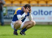 10 June 2012; Paul Barden, Longford, after the game against Wexford. Leinster GAA Football Senior Championship, Quarter-Final Replay, Longford v Wexford, O'Connor Park, Tullamore, Co. Offaly. Picture credit: Matt Browne / SPORTSFILE