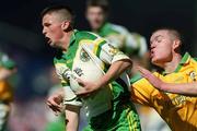 25 August 2002; Ben Brosnan of Kerry is tackled by Daire O'Halloran of Meath during the All-Ireland Minor Football Championship Semi-Final match between Meath and Kerry at Croke Park in Dublin. Photo by Damien Eagers/Sportsfile