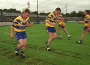 29 August 2002; James O'Connor during a Clare hurling press night prior to their All-Ireland Hurling Final against Kilkenny. Photo by Ray McManus/Sportsfile