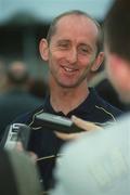 29 August 2002; Manager Cyril Lyons during a Clare hurling press night at Cusack Park in Ennis, Clare, prior to their All-Ireland Hurling Final against Kilkenny. Photo by Brian Lawless/Sportsfile