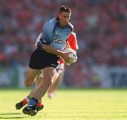 1 September 2002; Senan Connell of Dublin during the Bank of Ireland All-Ireland Senior Football Championship Semi-Final match between Armagh and Dublin at Croke Park in Dublin. Photo by Ray McManus/Sportsfile