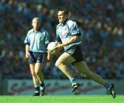 1 September 2002; Ciaran Whelan of Dublin during the Bank of Ireland All-Ireland Senior Football Championship Semi-Final match between Armagh and Dublin at Croke Park in Dublin. Photo by Damien Eagers/Sportsfile