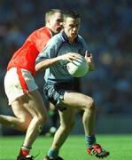 1 September 2002; Ray Cosgrove of Dublin during the Bank of Ireland All-Ireland Senior Football Championship Semi-Final match between Armagh and Dublin at Croke Park in Dublin. Photo by Damien Eagers/Sportsfile