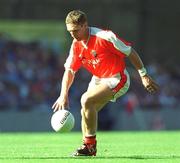 1 September 2002; Kieran McGeeney of Armagh during the Bank of Ireland All-Ireland Senior Football Championship Semi-Final match between Armagh and Dublin at Croke Park in Dublin. Photo by Damien Eagers/Sportsfile