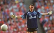 1 September 2002; Dublin goalkeeper Stephen Cluxton during the Bank of Ireland All-Ireland Senior Football Championship Semi-Final match between Armagh and Dublin at Croke Park in Dublin. Photo by Damien Eagers/Sportsfile