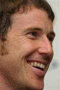 4 September 2002; Newly announced Republic of Ireland captain Kenny Cunningham during a press conference at the Holiday Inn at Dublin Airport in Dublin. Photo by David Maher/Sportsfile