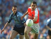 1 September 2002; Diarmaid Marsden of Armagh during the Bank of Ireland All-Ireland Senior Football Championship Semi-Final match between Armagh and Dublin at Croke Park in Dublin. Photo by Damien Eagers/Sportsfile