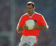 1 September 2002; Steven McDonnell of Armagh during the Bank of Ireland All-Ireland Senior Football Championship Semi-Final match between Armagh and Dublin at Croke Park in Dublin. Photo by Ray McManus/Sportsfile