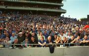 1 September 2002; Supporters in the Hogan Stand during the Bank of Ireland All-Ireland Senior Football Championship Semi-Final match between Armagh and Dublin at Croke Park in Dublin. Photo by Ray McManus/Sportsfile