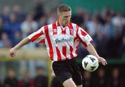 29 August 2002; Eamonn Doherty of Derry City during the eircom League Premier Division match between Derry City and St Patrick's Athletic at Brandywell Stadium in Derry. Photo by David Maher/Sportsfile