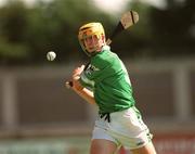 25 August 2002; Niall Moran of Limerick during the All-Ireland U21 Hurling Championship Semi-Final match between Antrim and Limerick at Parnell Park in Dublin. Photo by Aoife Rice/Sportsfile
