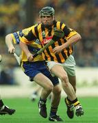 8 September 2002; Derek Lyng of Kilkenny during the Guinness All-Ireland Senior Hurling Championship Final match between Kilkenny and Clare at Croke Park in Dublin. Photo by Damien Eagers/Sportsfile