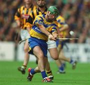 8 September 2002; Alan Markham of Clare during the Guinness All-Ireland Senior Hurling Championship Final match between Kilkenny and Clare at Croke Park in Dublin. Photo by Brian Lawless/Sportsfile