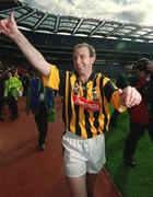 8 September 2002; DJ Carey of Kilkenny waves to the crowd following their victory in the Guinness All-Ireland Senior Hurling Championship Final match between Kilkenny and Clare at Croke Park in Dublin. Photo by Brendan Moran/Sportsfile
