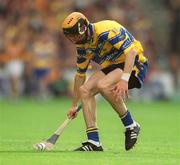 8 September 2002; Tony Griffin of Clare during the Guinness All-Ireland Senior Hurling Championship Final match between Kilkenny and Clare at Croke Park in Dublin. Photo by Ray McManus/Sportsfile