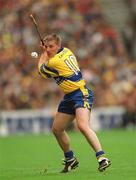 8 September 2002; James O'Connor of Clare during the Guinness All-Ireland Senior Hurling Championship Final match between Kilkenny and Clare at Croke Park in Dublin. Photo by Ray McManus/Sportsfile