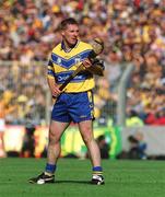 8 September 2002; James O'Connor of Clare during the Guinness All-Ireland Senior Hurling Championship Final match between Kilkenny and Clare at Croke Park in Dublin. Photo by Aoife Rice/Sportsfile