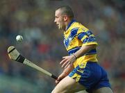 8 September 2002; Colin Lynch of Clare during the Guinness All-Ireland Senior Hurling Championship Final match between Kilkenny and Clare at Croke Park in Dublin. Photo by Damien Eagers/Sportsfile