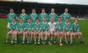 8 August 2002; The Limerick team prior to the Munster U21 Hurling Championship Final match between Tipperary and Limerick at Semple Stadium in Thurles, Tipperary. Photo by Damien Eagers/Sportsfile