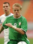 7 September 2002; Damien Duff of Republic of Ireland during the UEFA European Championship 2004 Qualifier Group 10 match between Russia and Republic of Ireland at the Lokomotiv Moscow Stadium in Moscow, Russia. Photo by David Maher/Sportsfile