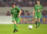 7 September 2002; Mark Kinsella of Republic of Ireland during the UEFA European Championship 2004 Qualifier Group 10 match between Russia and Republic of Ireland at the Lokomotiv Moscow Stadium in Moscow, Russia. Photo by Brendan Moran/Sportsfile