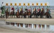 5 September 2017; A general view of the start during the At The Races Handicap during the Laytown Races at Laytown in Co Meath. Photo by Cody Glenn/Sportsfile