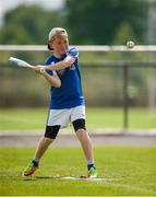 19 August 2017; Tommy Heneghan, from Breafy, Co Mayo, competes in the U13 Rounders event during day 1 of the Aldi Community Games August Festival 2017 at the National Sports Campus in Dublin. Photo by Cody Glenn/Sportsfile