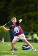 19 August 2017; Padraig Pearl of Kinvara, Co Galway, competing in the Boys U14 and O12 Javelin event during day 1 of the Aldi Community Games August Festival 2017 at the National Sports Campus in Dublin. Photo by Sam Barnes/Sportsfile